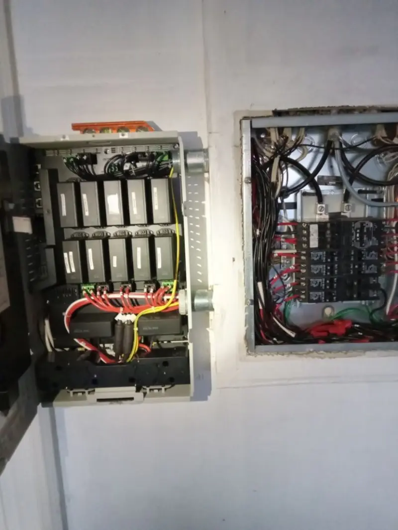 Electrical panel upgrade completed for Security Camera Wiring in McPherson